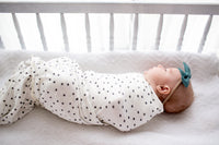 Copper Pearl Knit Swaddle Blanket - Willow