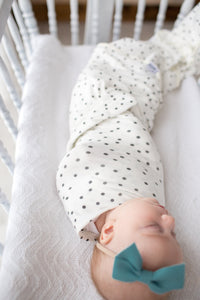 Copper Pearl Knit Swaddle Blanket - Willow