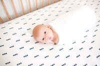 Copper Pearl Cotton Fitted Crib Sheet - Dakota