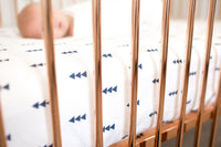 Copper Pearl Cotton Fitted Crib Sheet - Dakota