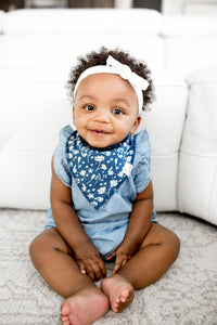 Copper Pearl Baby Bandana Bibs - Fawn