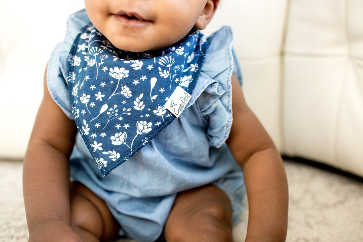 Copper Pearl Baby Bandana Bibs - Fawn