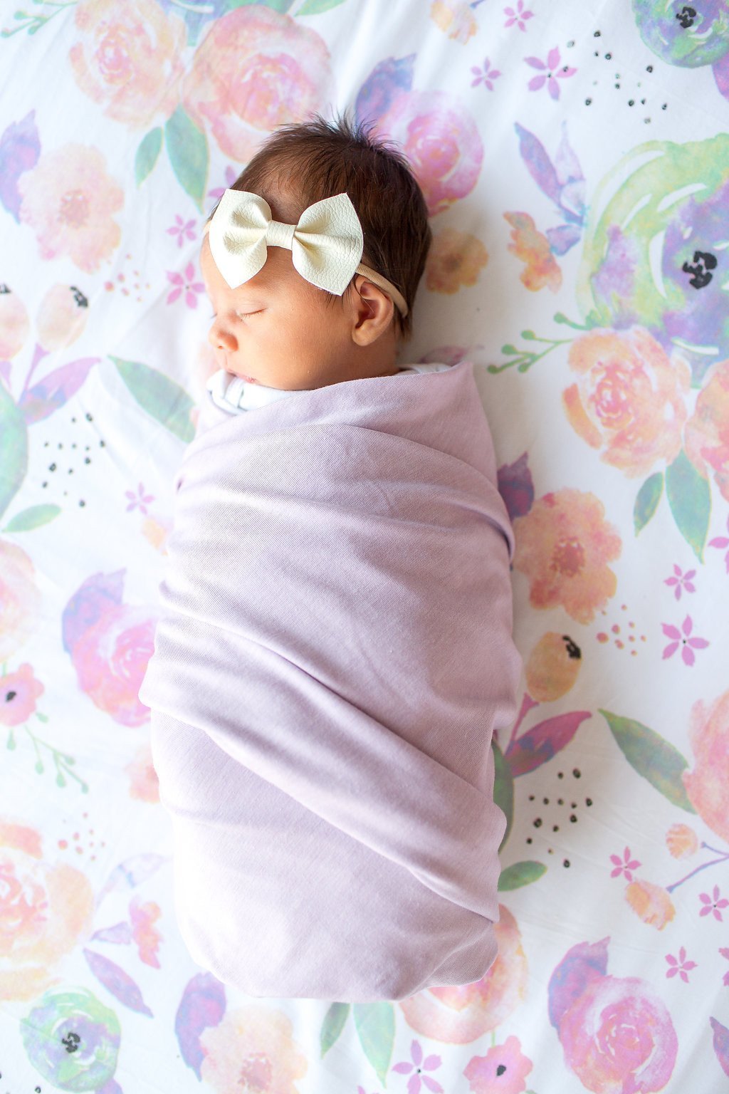 Copper Pearl Cotton Fitted Crib Sheet - Bloom