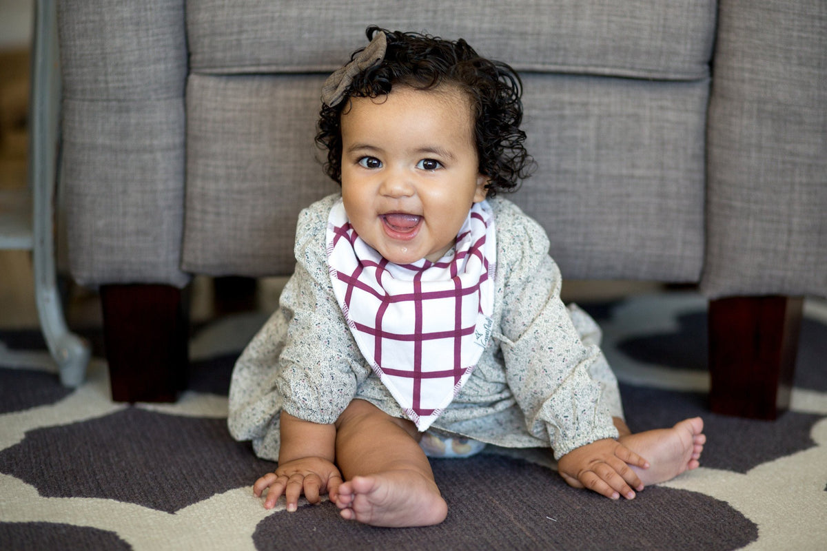 Baby Bandana Bibs - Fawn - Copper Pearl - 3