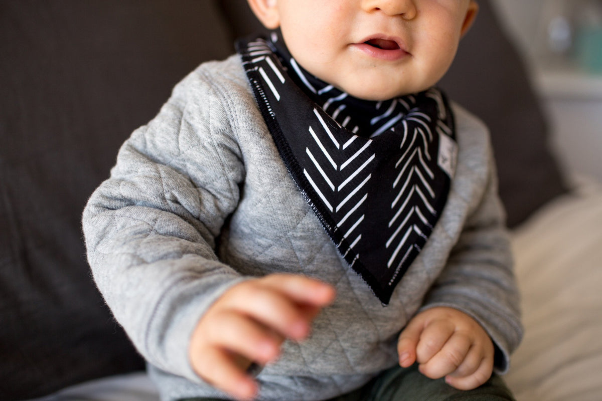 Baby Bandana Bibs - Woodland - Copper Pearl - 3