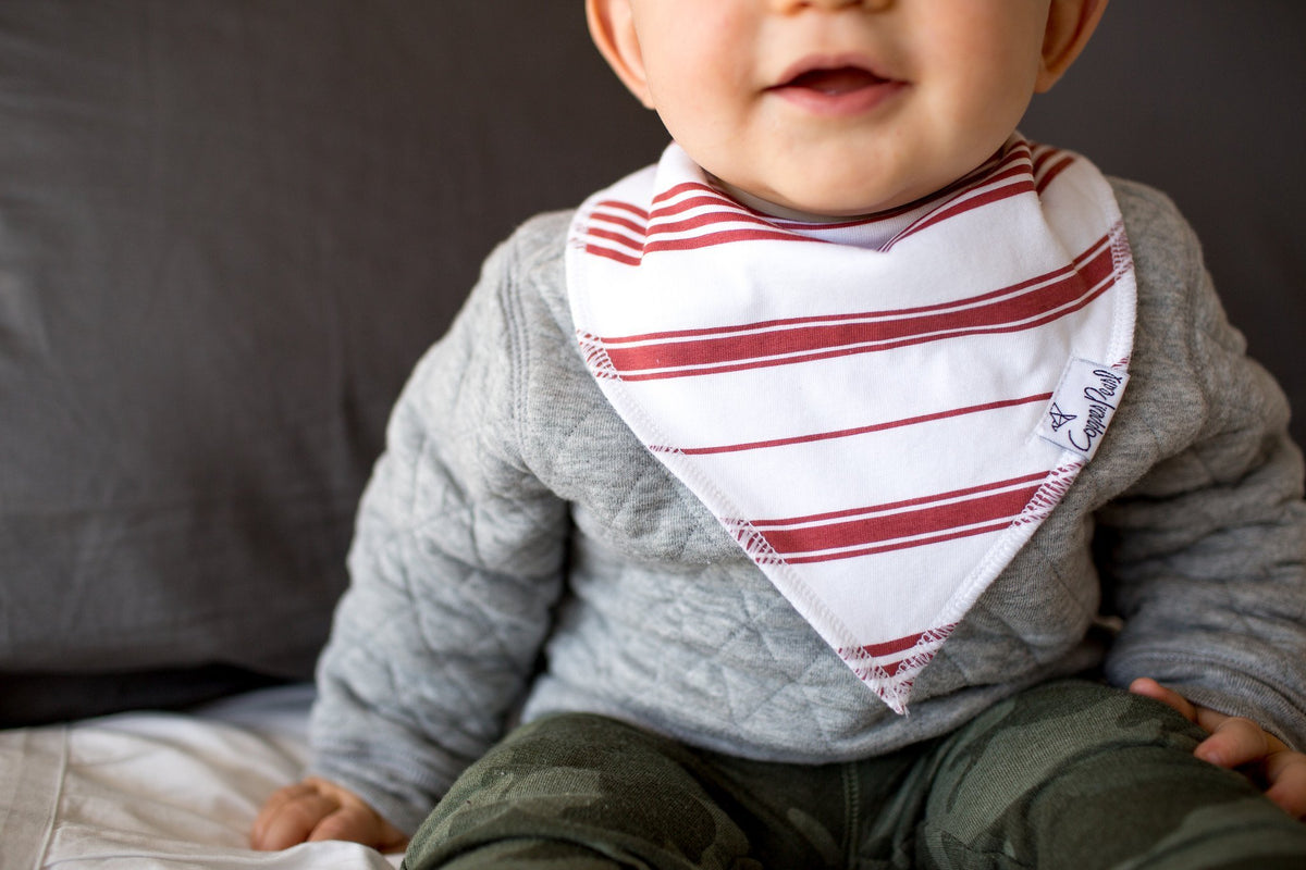 Baby Bandana Bibs - Apollo - Copper Pearl - 5