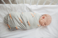 Copper Pearl Knit Swaddle Blanket - Swift