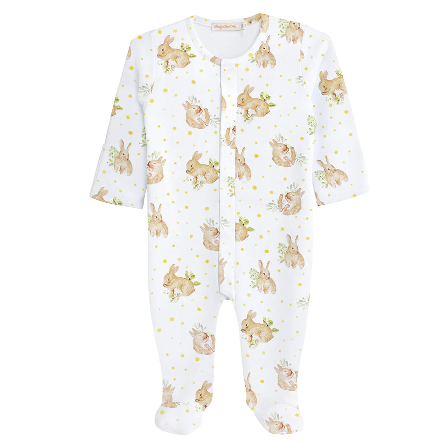 Baby Club Chic Adorable Bunnies Zipped Footie