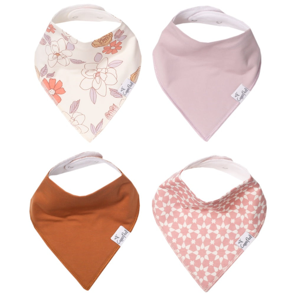 Copper Pearl Baby Bandana Bibs | Ferra