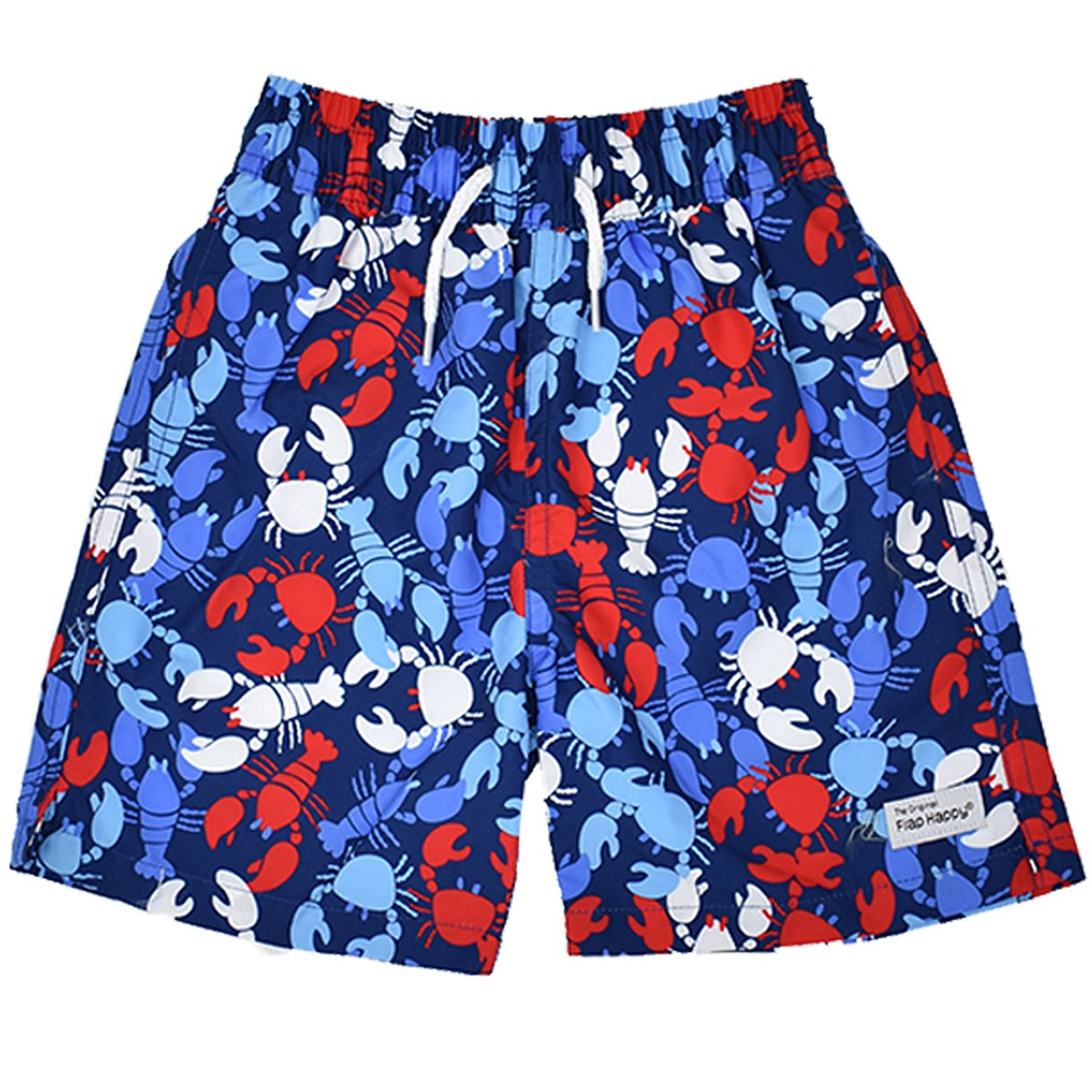 Flap Happy UPF 50+ Wesley Swim Trunks - Lobster Party