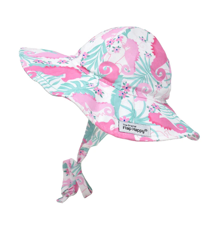 Flap Happy UPF 50+Floppy Hats - Magic Seahorse