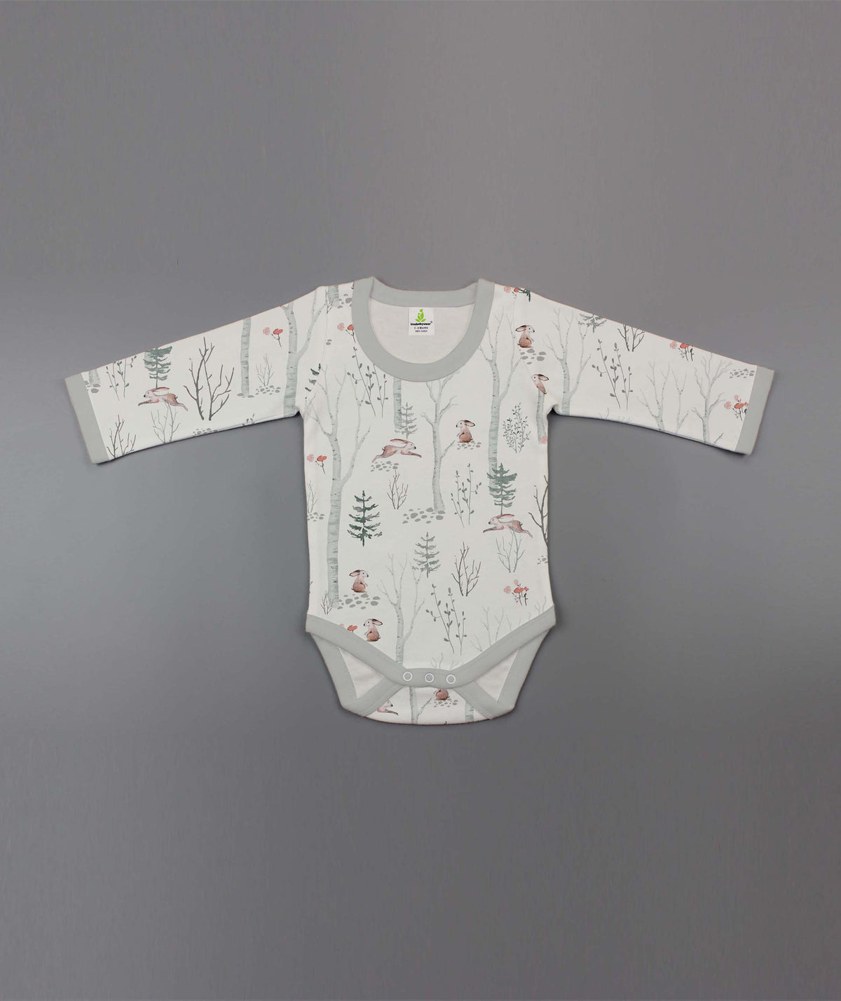 Imababywear Full Sleeve Bodysuit- Woodland