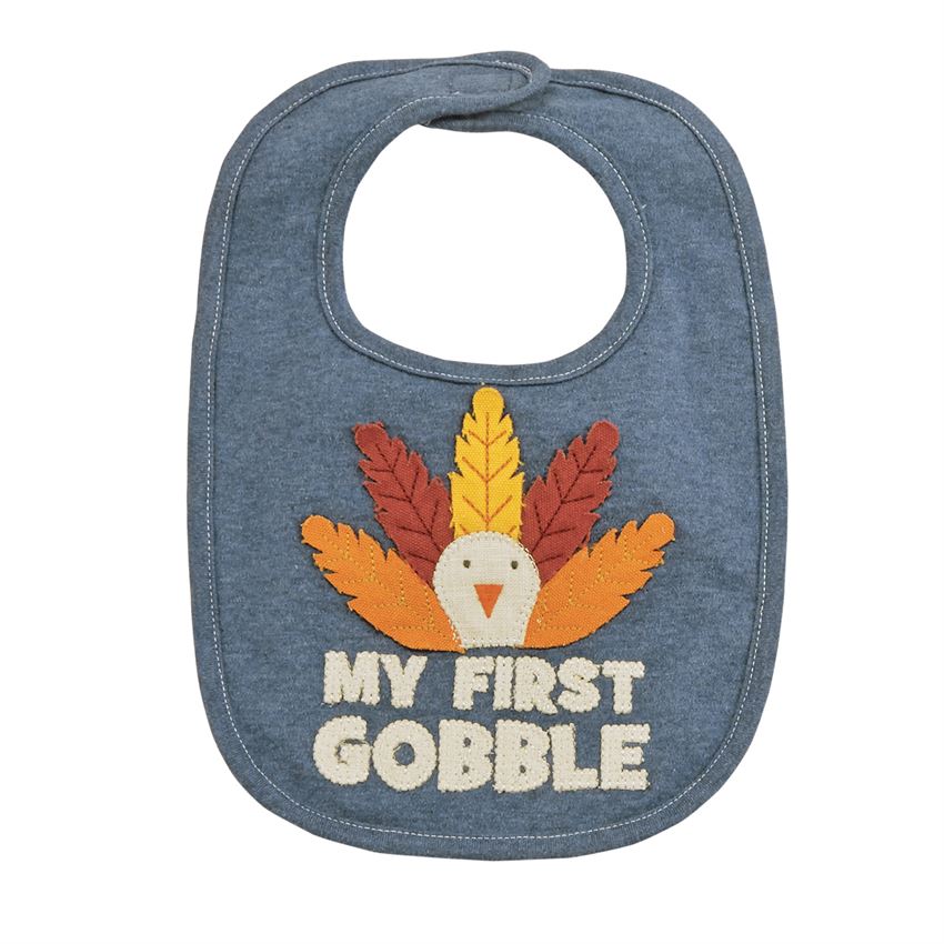 Mud Pie "My First Gobble" Bib