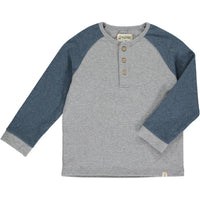 Me & Henry Lugoff Raglan Tee | Grey