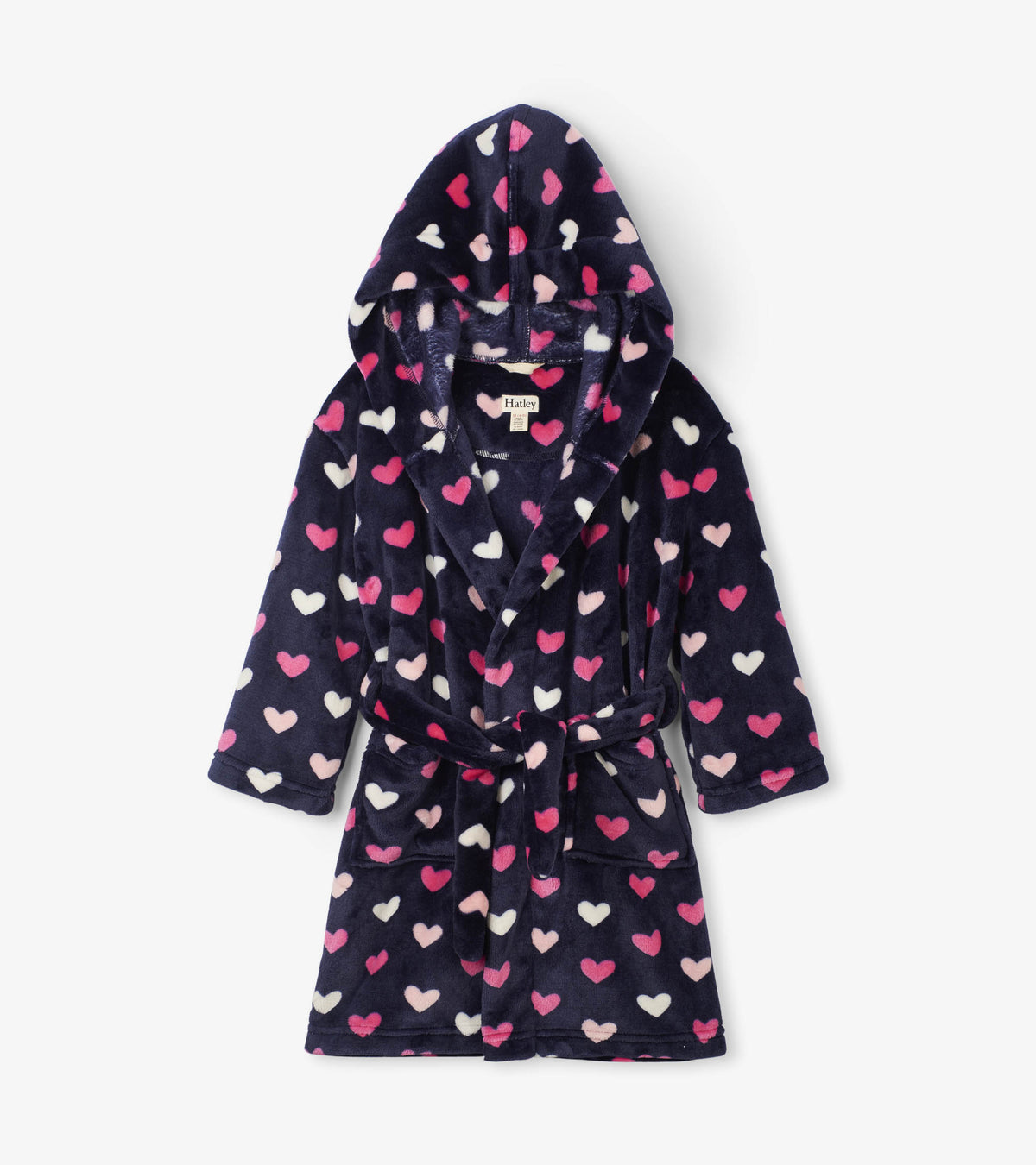 Hatley Lovey Hearts Fleece Robe