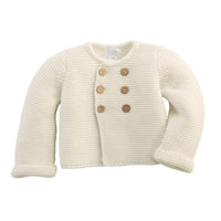 Mud Pie Ivory Knit Baby Cardigan