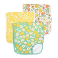 Copper Pearl Premium Burp Cloths- Lemon