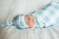 Copper Pearl Knit Swaddle Blanket - Lincoln