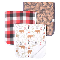 Copper Pearl Premium Burp Cloths | Lumberjack