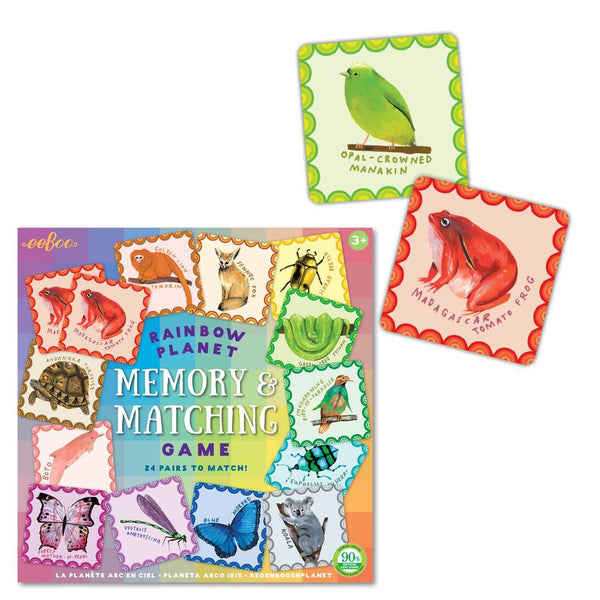 eeBoo Rainbow Planet Memory Matching Game