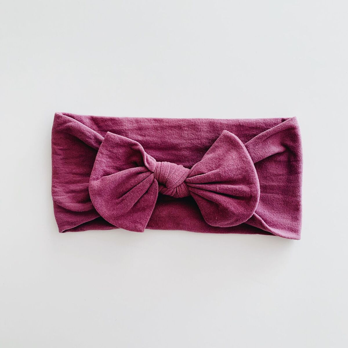 Sugar + Maple Classic Bow Headband - Magenta