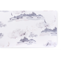 Oilo Jersey Crib Sheet - Misty Mountain