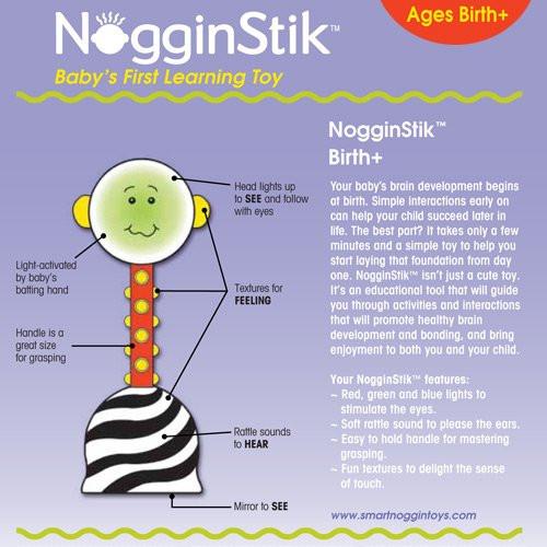 NogginStik Light-Up Rattle