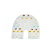 Loulou Lollipop Neutral Rainbow Silicone Teether