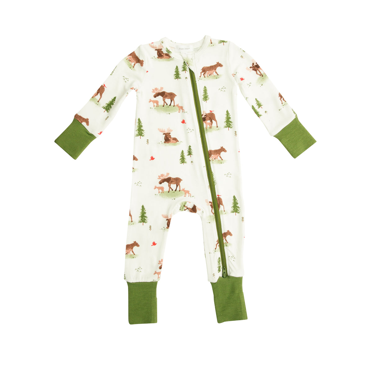 Angel Dear Moose 2 Way Zipper Romper