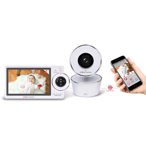 Project Nursery 5" Dual Connect Wi-Fi Baby Monitor System