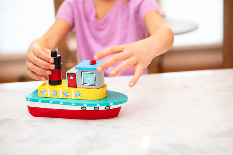 Jack Rabbit Creations Stack N' Play Tugboat