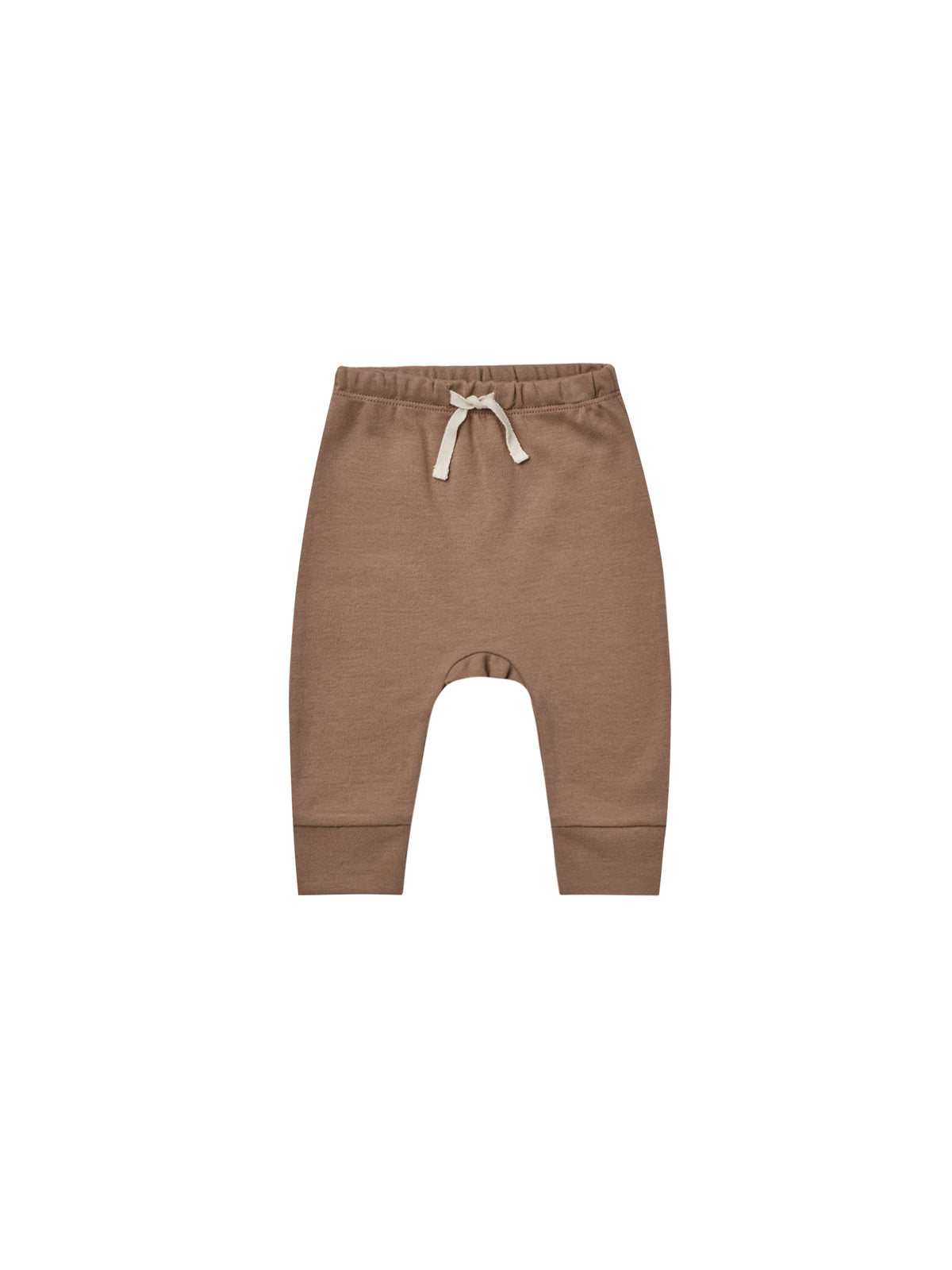 Quincy Mae drawstring pant | cocoa