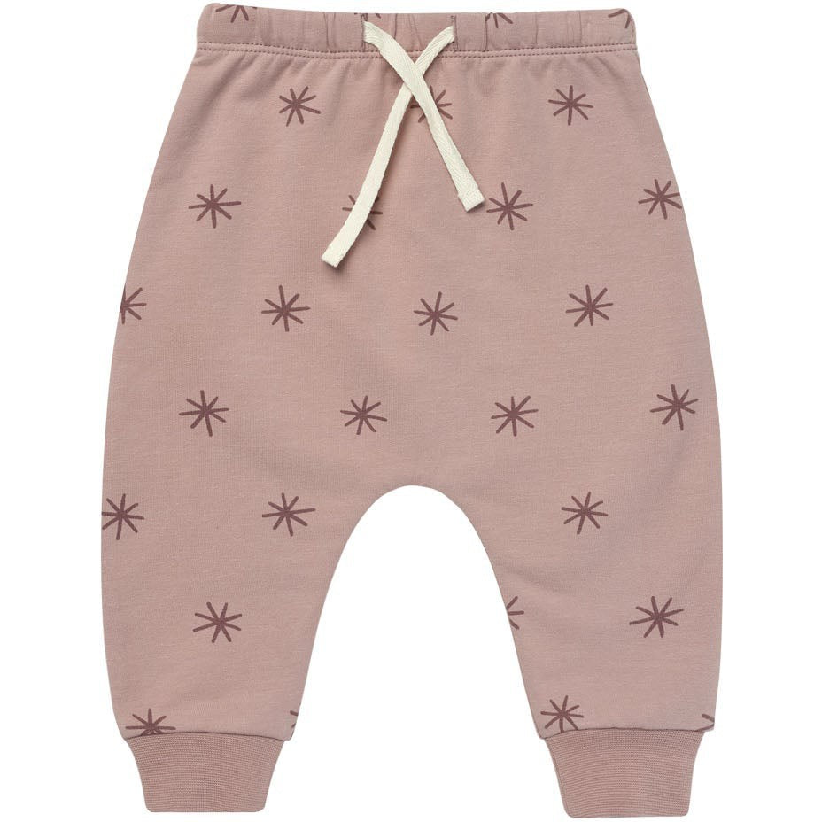 Quincy Mae Fleece Sweatpant || Snow Stars