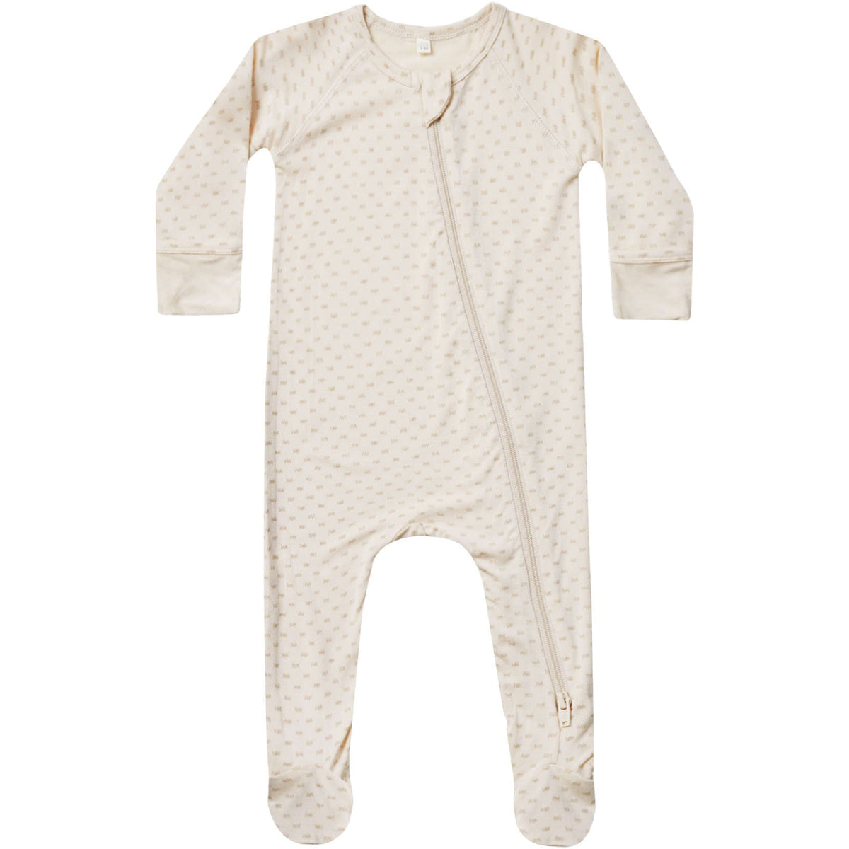 Quincy Mae Bamboo Zip Footie | Oat Check