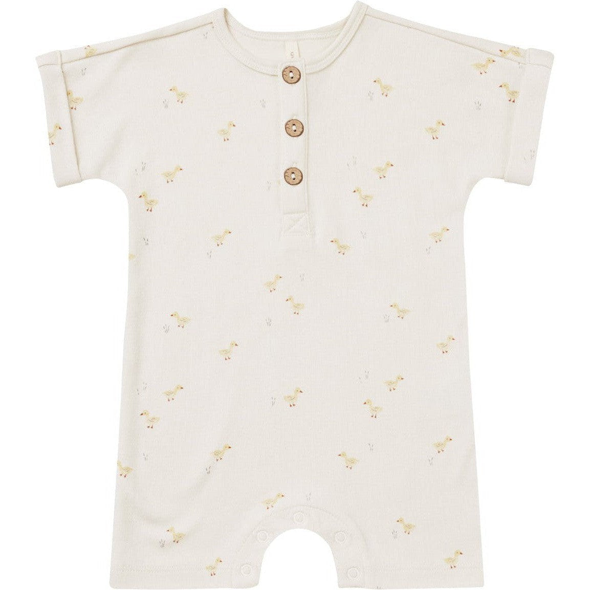 Quincy Mae Short Sleeve One-Piece | Ducks