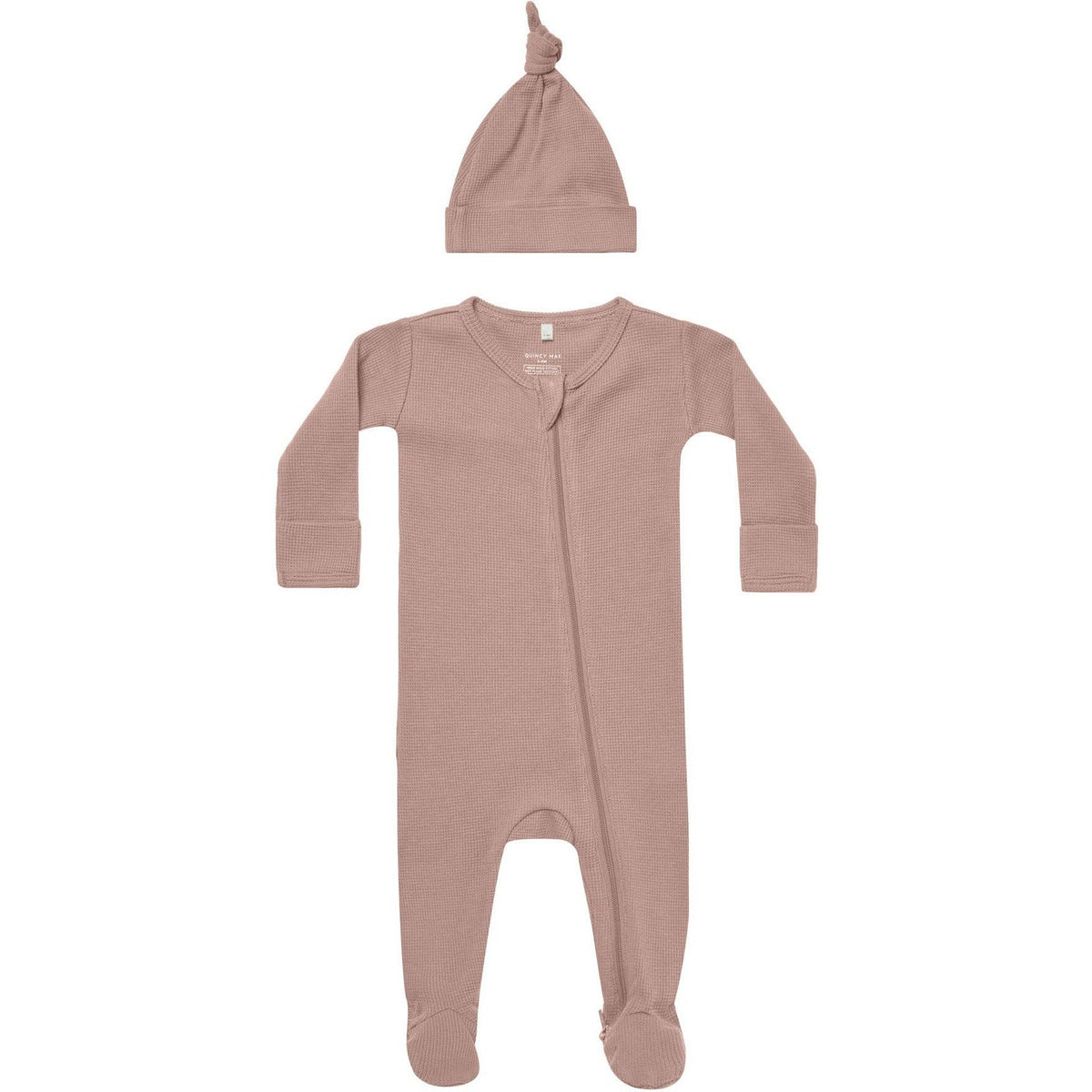 Quincy Mae Waffle Sleep Set || Mauve