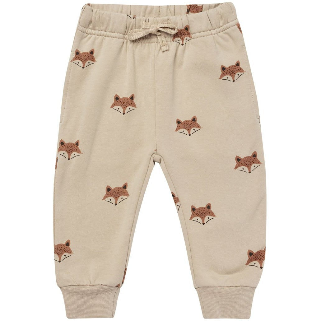 Quincy Mae Relaxed Fleece Sweatpant || Foxes