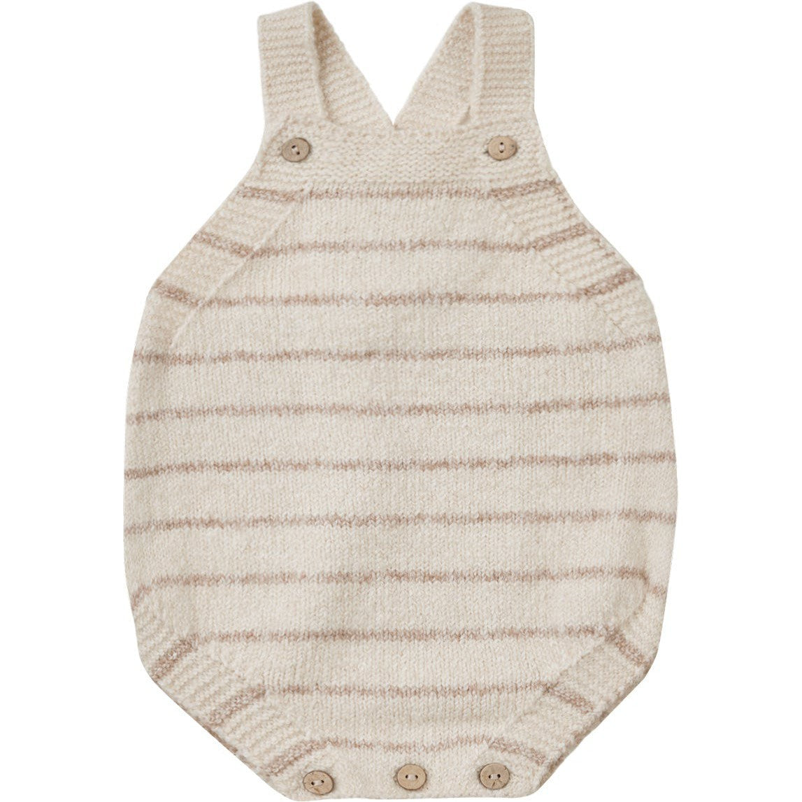 Quincy Mae Tatum Romper | Heathered Oat