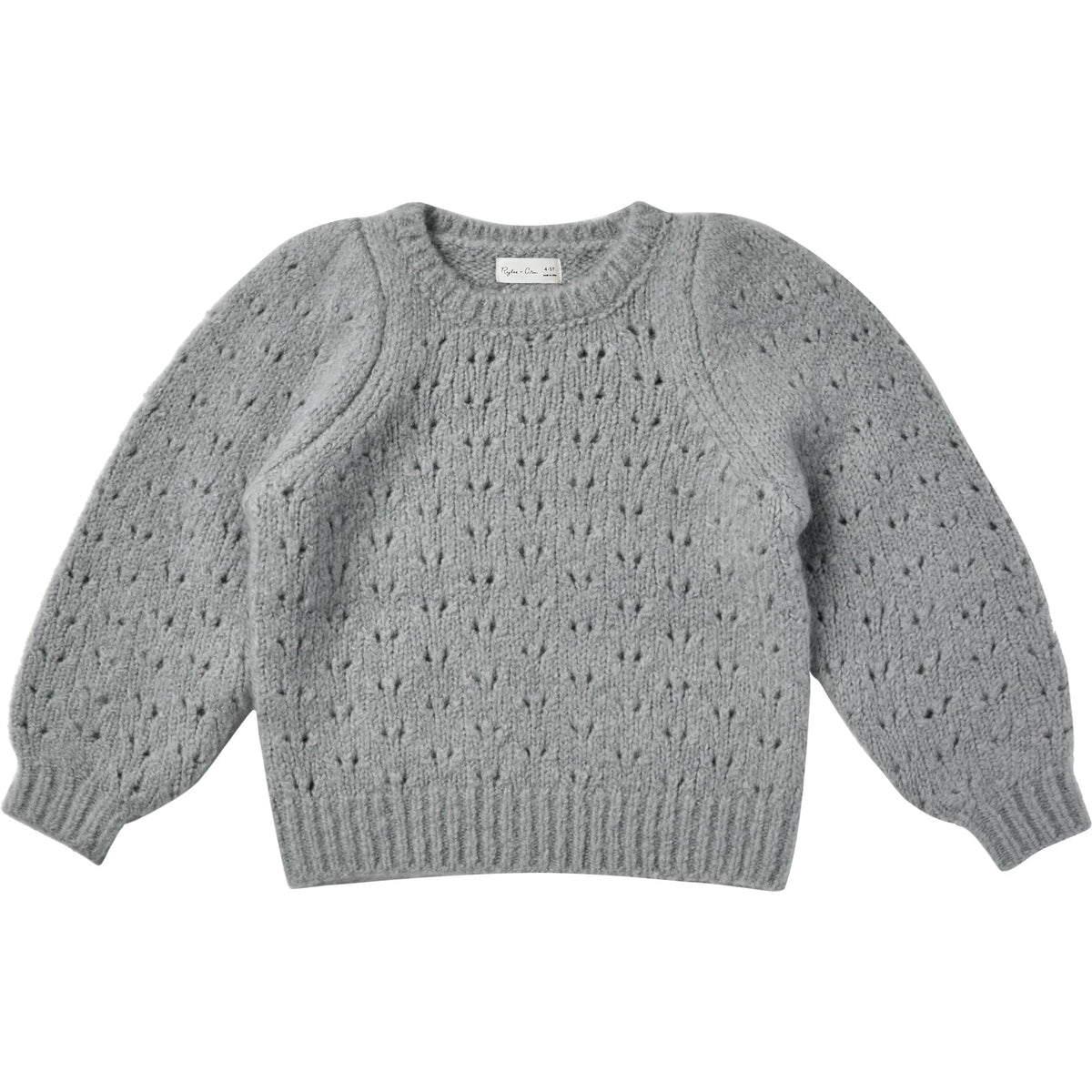 Rylee + Cru Balloon Sweater | Dusty Blue