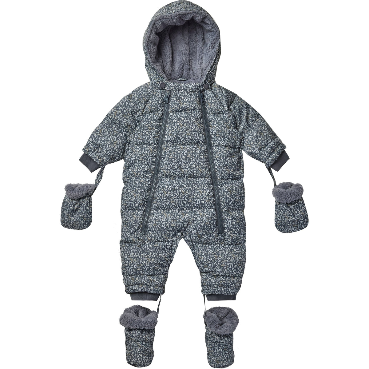 Rylee + Cru Snowsuit | Blue Floral