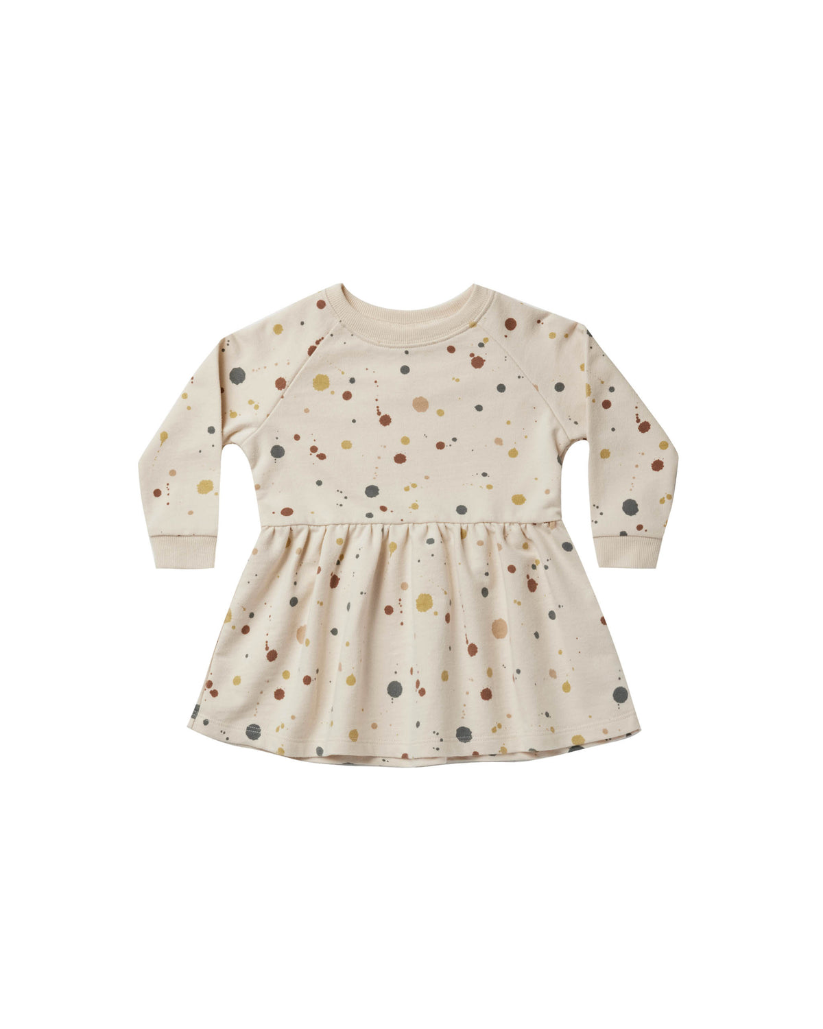 Rylee & Cru long sleeve raglan dress || splatter