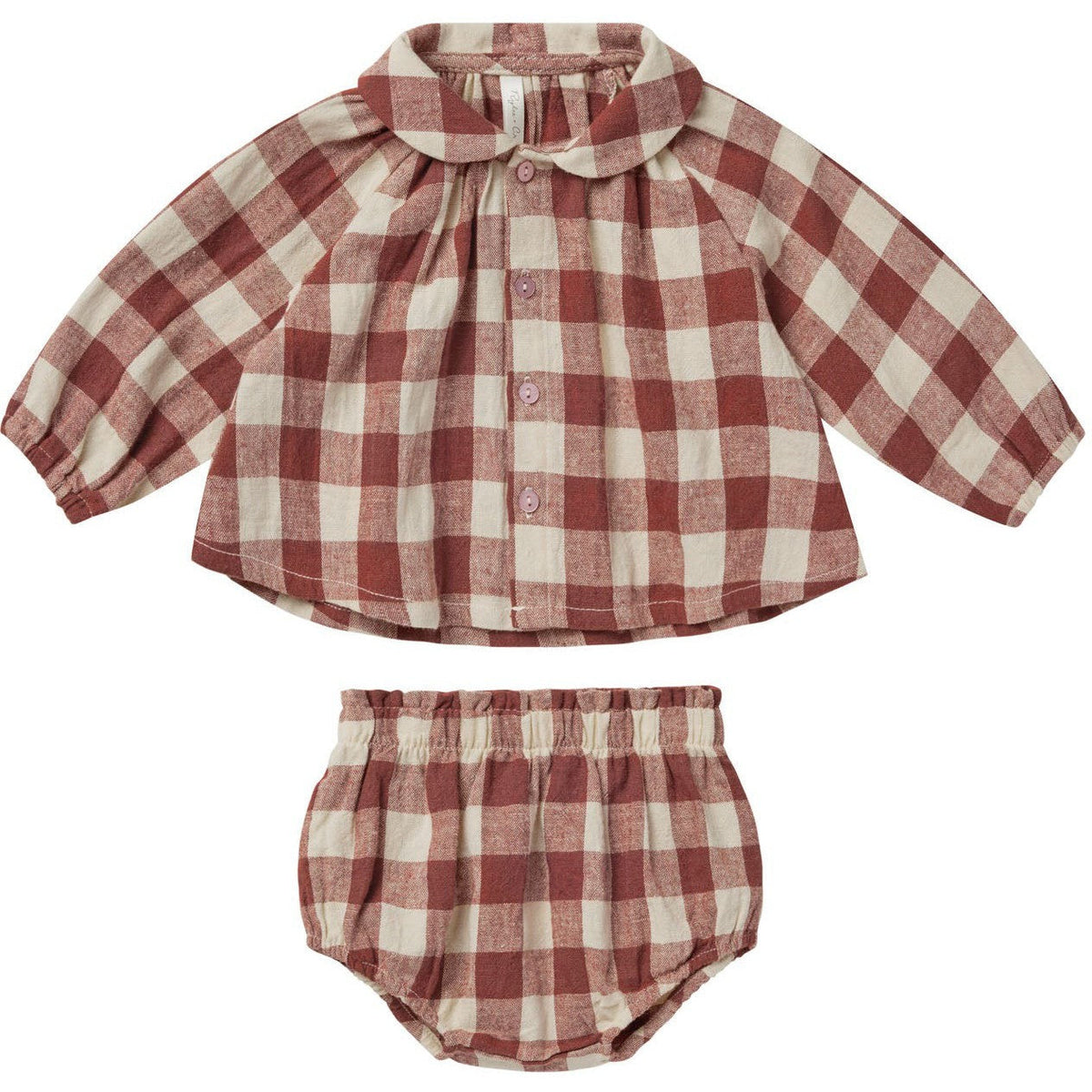 Rylee + Cru Nellie Set || Ruby Plaid