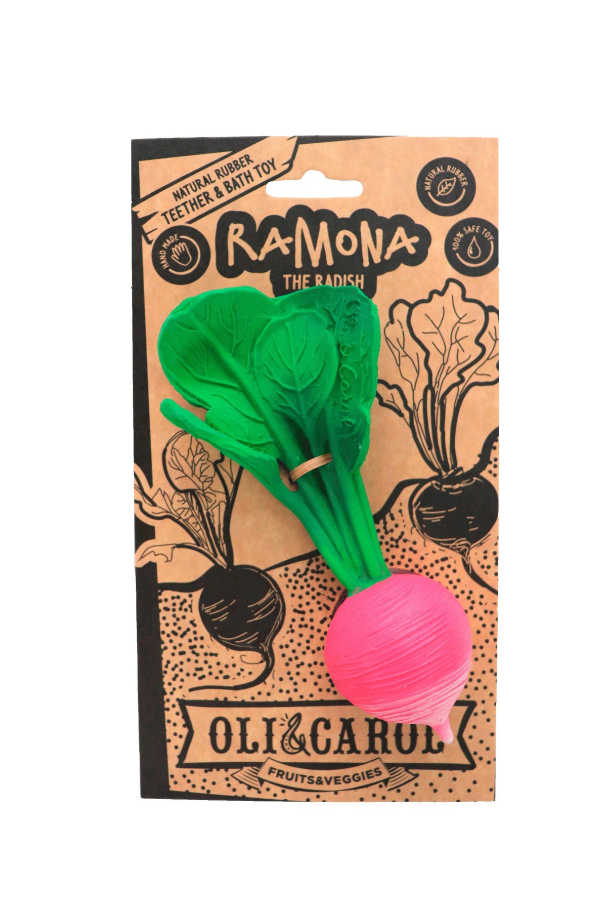 Oli & Carol Ramona the Radish Teether