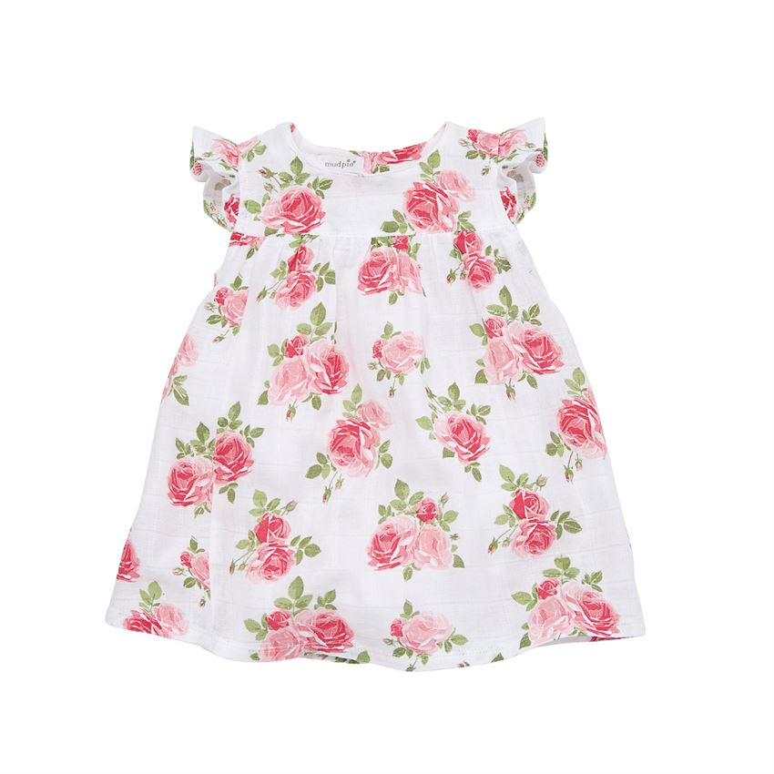 Mud Pie Muslin Dress - Rose