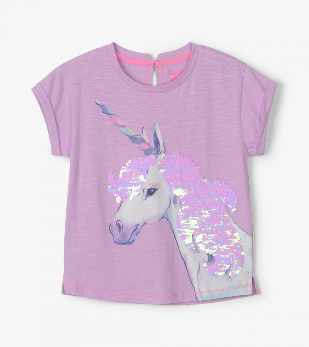 Hatley Flip Sequin Unicorn Graphic Tee