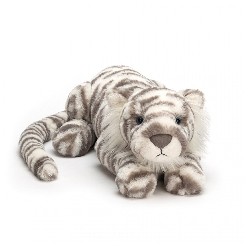 Jellycat Sacha Snow Tiger- REALLY BIG - H9" X W29"