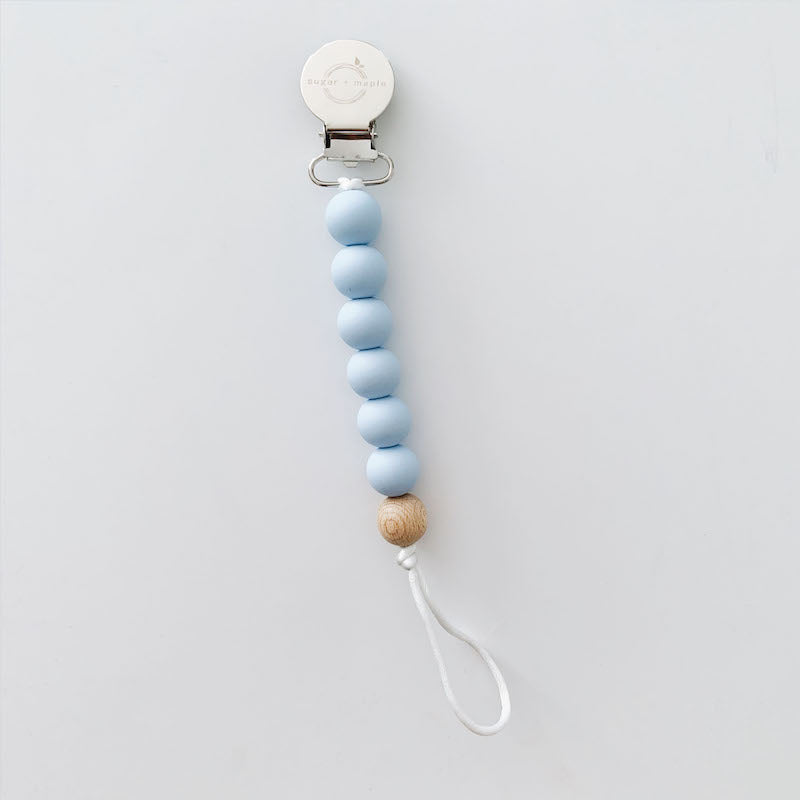 Sugar + Maple Paci & Teether Clip