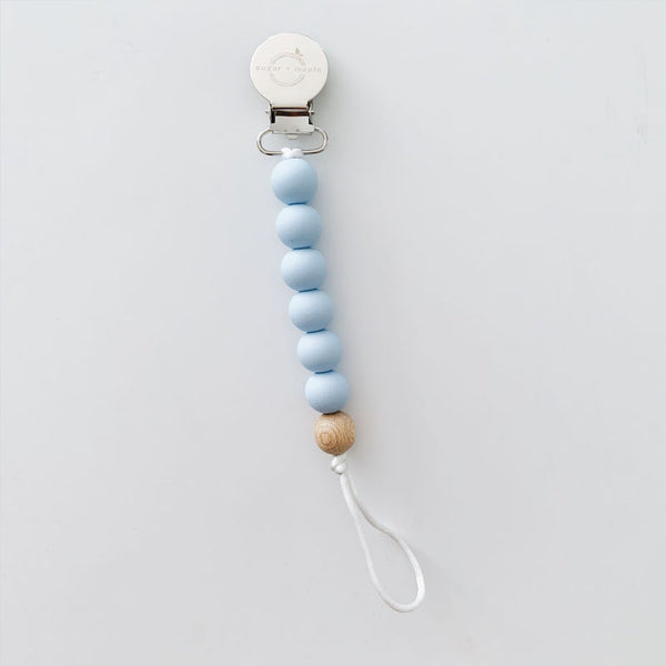 Sugar + Maple Paci & Teether Clip