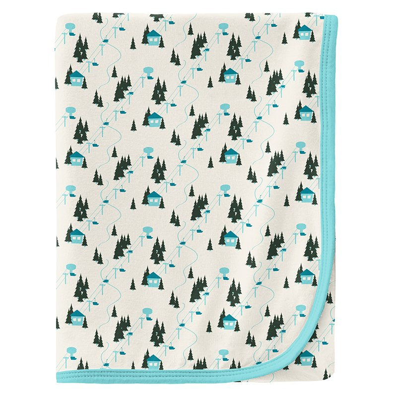 Kickee Pants Print Swadling Blanket