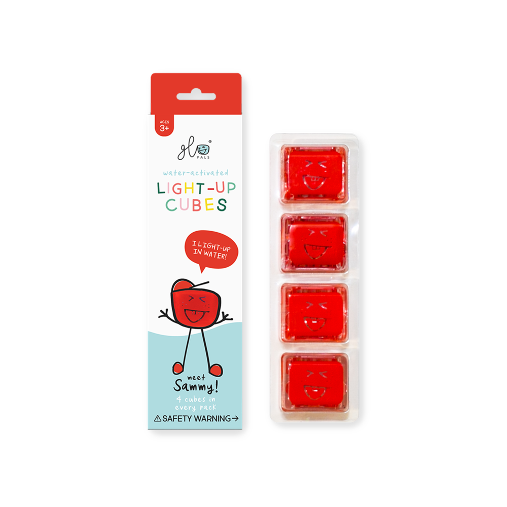 Glo Pals Light Up Cube - Sammy (Red)